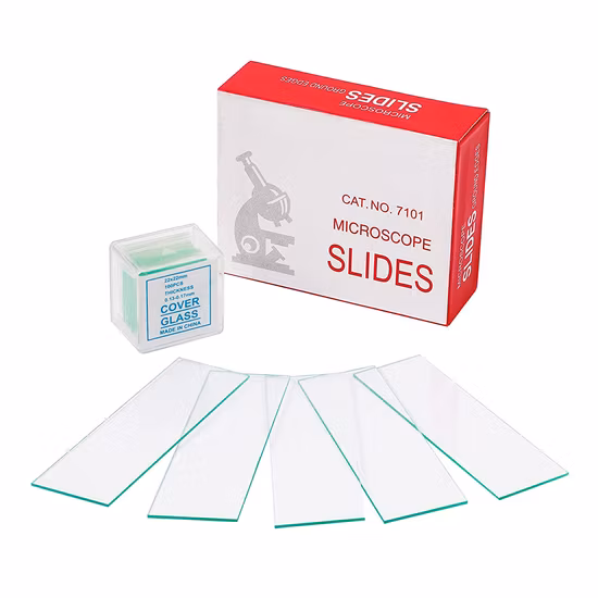 High Quality Ground Edges Sail Brand Microscope Slide 7101 7105 Glass Frosted Microscope Slides Prepared
