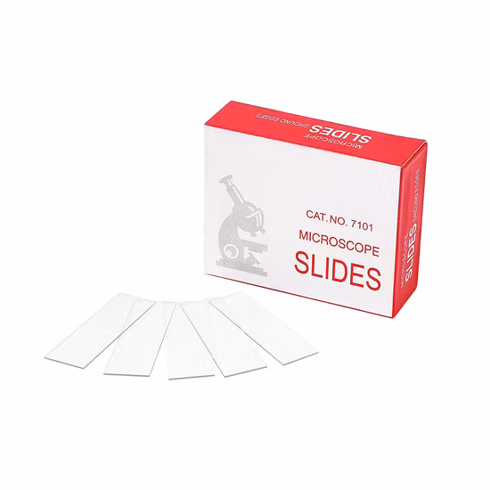 Lames de Microscope de marque Sail à bords moulus de haute qualité, lames de Microscope en verre givré 7101 7105 préparées