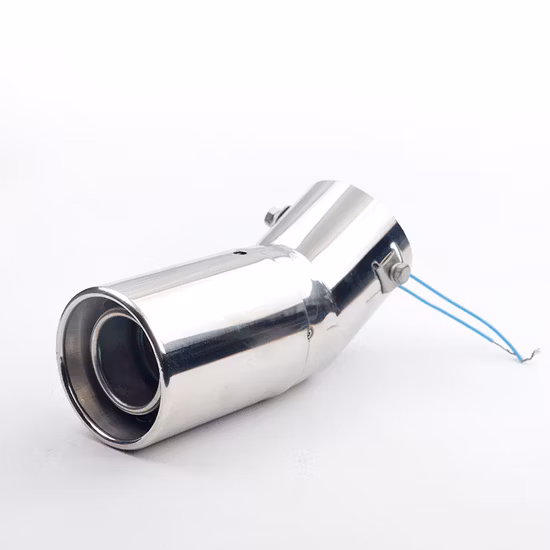 L'acier inoxydable a plaqué l'OEM bleu d'astuces de tuyau d'échappement d'échappement accepté