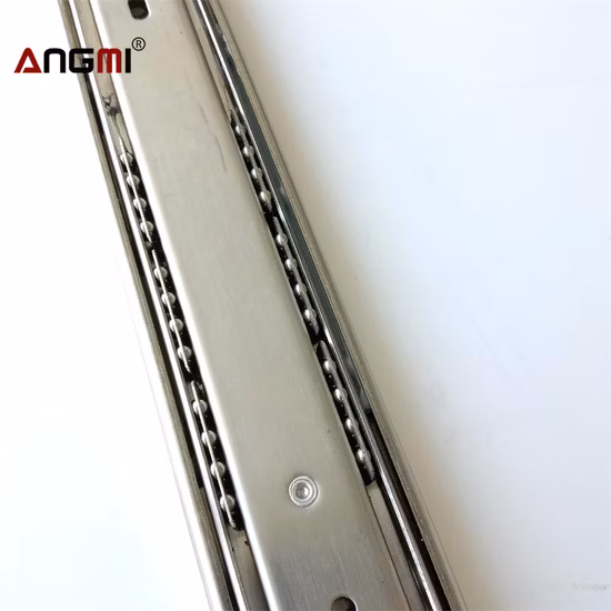 Moins cher Jieyang 42mm fer régulier usine meubles robuste raccord en acier roulement à billes accessoires télescopique Rail tiroir diapositives