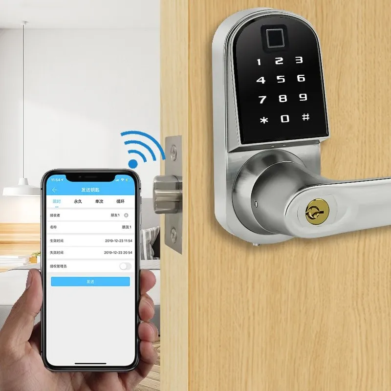 Serrure intelligente d'empreinte digitale serrure Bluetooth serrure de tiroir de casier